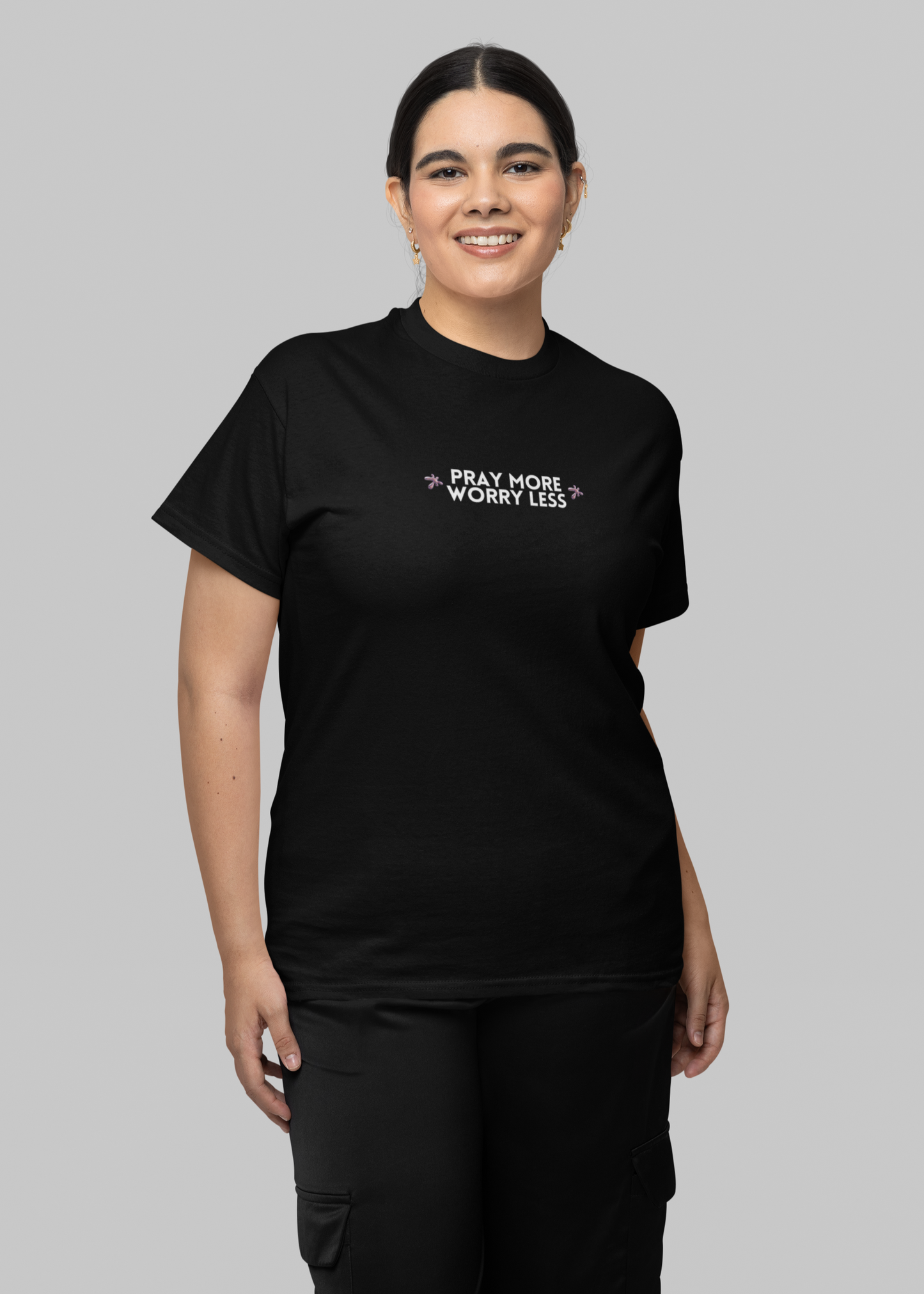 PRAY MORE, WORRY LESS TEE